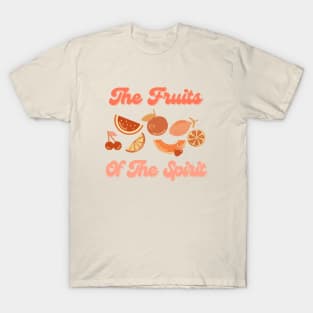 The Fruits of The Spirit - Christian Bible Verse Design T-Shirt